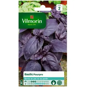 Comparateur de prix : VILMORIN Sachet graines de Basilic pourpre