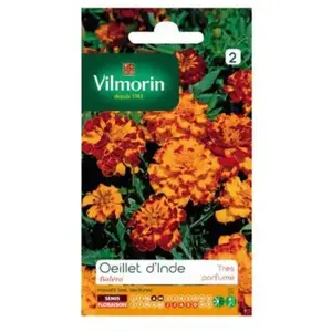Comparateur de prix : VILMORIN Sachet graines de fleurs  illet d'Inde BOLERO