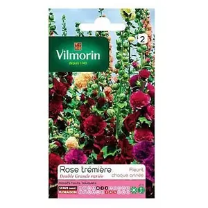 Comparateur de prix : VILMORIN Rose trémière double grande variée