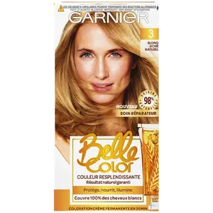 Coloration permanente N°03 Belle Color GARNIER - Blond doré naturel pas cher