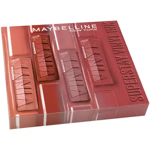 Maybelline New-York Superstay Vinyl Ink Nude Shock Coffret 4 Encres à ...