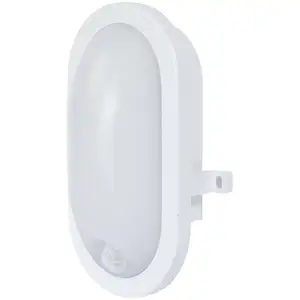 Comparateur de prix : Gefom Hublot oval LED - Non spécifié - 120 mm - Détecteur de mouvement - Étanche IP54 - Blanc