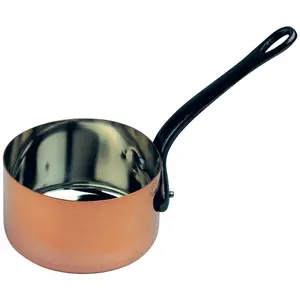 Baumalu 201026 Casserole en Cuivre et Manche en Fonte - 20 cm, Orange pas cher