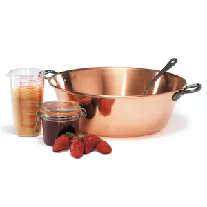 BAUMALU Bassine à confiture cuivre - 38 cm pas cher