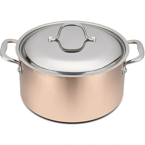 B'Chef - Baumalu - Faitout induction B Chef cuivré - D.24 cm T.U pas cher