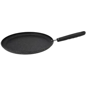 Baumalu - Crêpière aluminium forgé Granit Evolution induction noire - D.26 cm T.U pas cher
