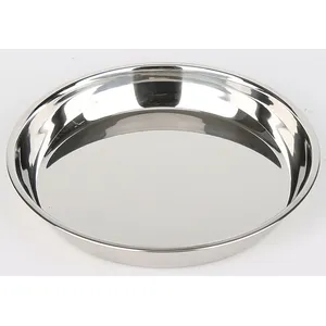 Baumalu - Plat à four rond acier - 38x5.5 cm T.U pas cher