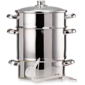 Extracteur de jus BAUMALU à vapeur diam 26 cm inox pas cher