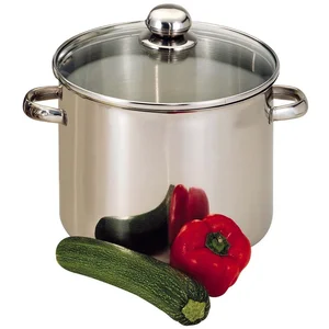 BAUMALU Traiteur inox + couvercle verre - 24 cm pas cher