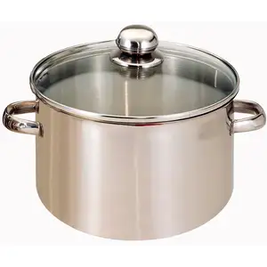 BAUMALU Faitout induction inox 24 cm pas cher