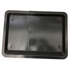 Baumalu - Plaque à four extensible noir - 55x33x3 cm T.U pas cher