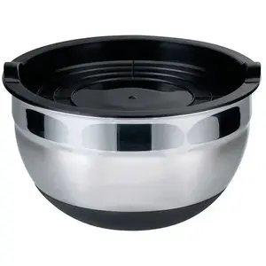 Comparateur de prix : Bol pâtissier inox avec couvercle 26 cm - Baumalu - Argent - Inox