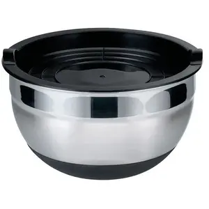 BAUMALU Bol patissier 20cm inox silicone+ cv pas cher