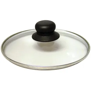 Baumalu - Couvercle & Bouton bakélite transparent - 16.5x16.5x6 cm T.U pas cher
