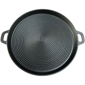 Baumalu - Grill/plat rond  noir - D.34 cm T.U