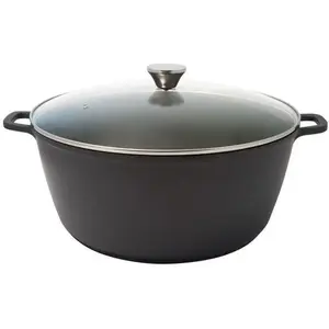 Baumalu Mijoteuse haute + couvercle verre - 10 Lt   O 32 cm TU pas cher