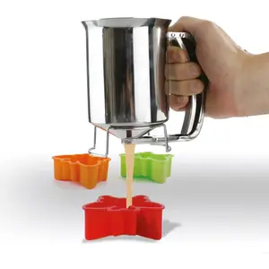 Entonnoir BAUMALU a piston en inox 10 cm x 15 cm pas cher