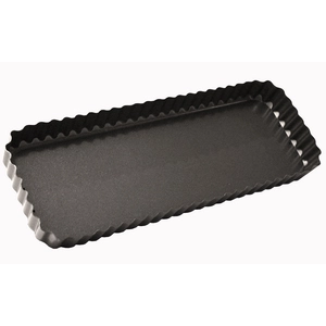 Baumalu - Moule à tarte rectangulaire fond amovible Sucre et Gourmandi... pas cher