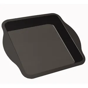 Baumalu - Moule carré acier revêtu Sucre et Gourmandises anthracite - ... pas cher