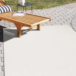 THEDECOFACTORY Tapis - BANGALOR - Ivoire - 200 x 300 cm - Aspect jute naturel - Intérieur pas cher