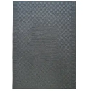 Comparateur de prix : THE DECO FACTORY Juta aspect box - tapis aspect jute gris 190x290