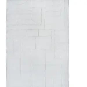 Thedecofactory Tapis - JUTA - ASPECT ARIANE - Ivoire - 190x290 cm - Rectangulaire pas cher