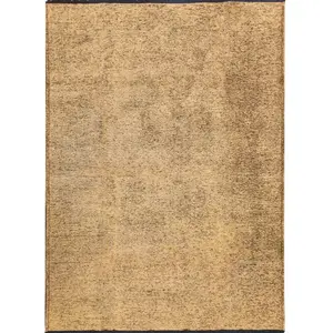 THEDECOFACTORY Venice - Tapis en coton et polyester lavable tissé plat beige 160x230