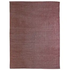 Thedecofactory - vintage used - Tapis effet délavé burgundy 160x230 pas cher