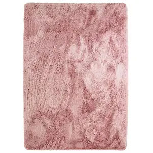 THE DECO FACTORY Neo yoga - Tapis lavable à base fine et souple extra doux rose 160x230 pas cher