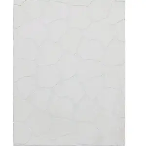 THE DECO FACTORY Seventy - tapis à relief blanc extra-doux 160x230 pas cher