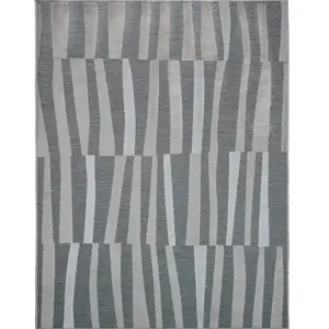 Thedecofactory URBANO LIGNES - Tapis graphique motif ligne marron 160x230 pas cher