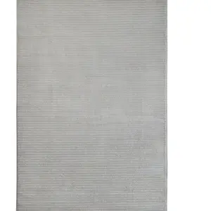 The Deco Factory TEXTURE LIGNES - Tapis crème motifs lignes 160x230 pas cher