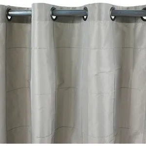 Thedecofactory - william - Rideau en taffetas taupe 150x250 pas cher