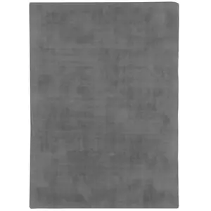 The Deco Factory Tapis aspect velours gris 120x170 120 x 170 cm
