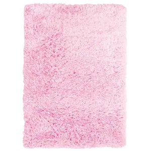THEDECOFACTORY Tapis tout doux fausse fourrure rose 120x170 120 x 170 cm pas cher