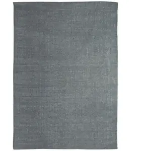 THE DECO FACTORY Tapis de salon DUNES Coton - 120 x 170 cm - Gris