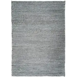 The Deco Factory Tapis tressé en jute gris 120x170 120 x 170 cm pas cher