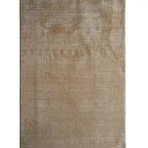 THEDECOFACTORY HORIZON UNI - Tapis contemporain en polyester or 120x166 pas cher