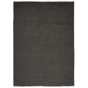 REVERSIBLE EFFECT - Tapis salon réversible charbon/gris foncé 120x170 pas cher
