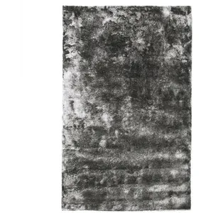 Thedecofactory - extradoux - Tapis au toucher extra-doux gris 133x190 pas cher