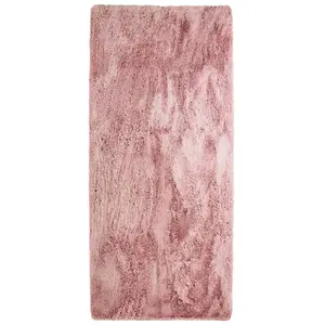 AUCUNE Neo yoga - Tapis lavable à base fine et souple extra doux rose 80x180Vendu parcdiscount