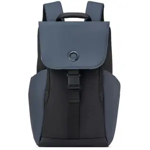 Sac à dos Delsey Paris Securflap 22.22L bleu gris noir pas cher