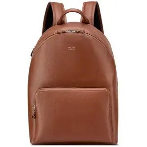 Delsey - Cuir Grainé Backpack - Sac à dos urbain Cognac - 24 L pas cher