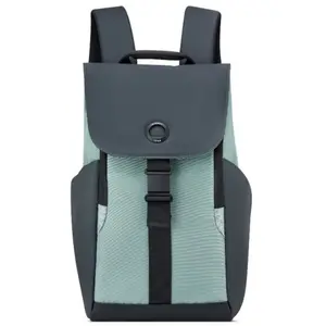 Delsey - Securflap - Sac à dos urbain Vert Sauge - 15" pas cher