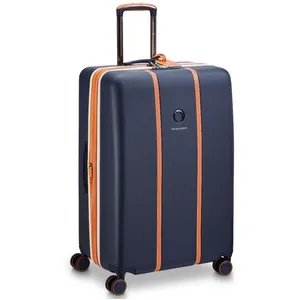 Delsey - Cadence Soute - Valise à roulettes Bleu - 76 cm - Extensible pas cher