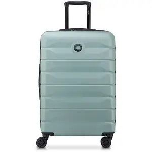 Valise Delsey Paris Air Armour 85.59L vert d'eau noir