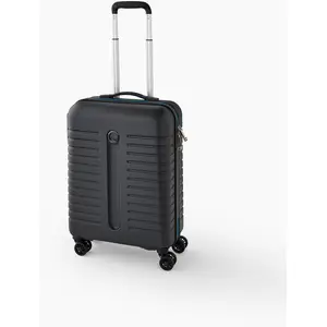 DELSEY Valise Cabine Iroise Trolley Slim 55 cm Noir pas cher