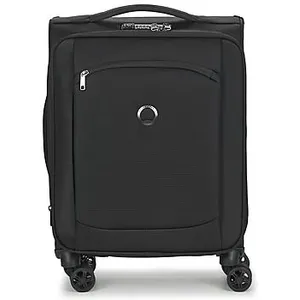 Valise Delsey Paris Montmartre Air 2.0 Extensible Slim 34L noir pur pas cher