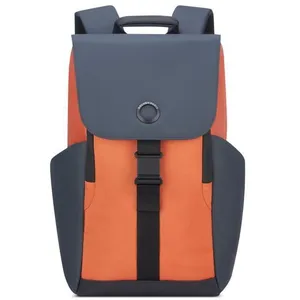 Sac à dos - DELSEY PARIS - Securflap Backpack - Orange - 40x27x13 cm - 720g pas cher