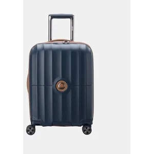 Comparateur de prix : Valise Delsey Paris St. Tropez Slim 34L bleu marine marron